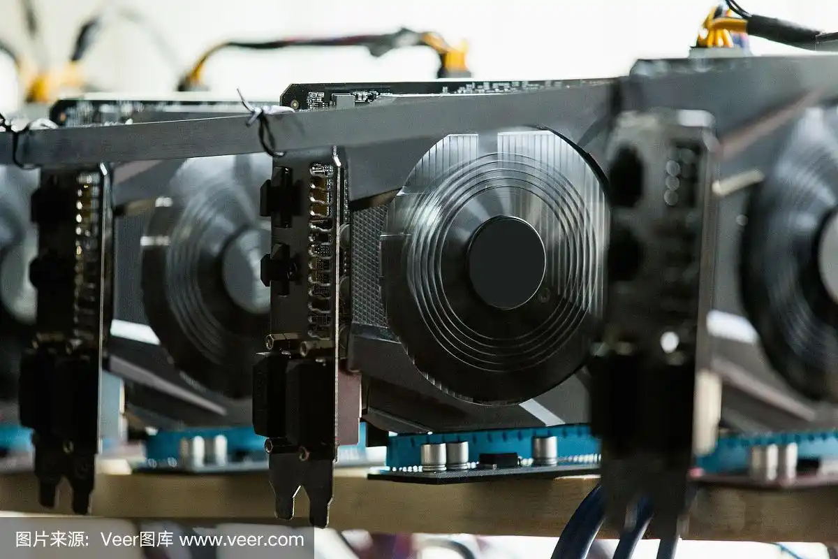 A solar-powered mining farm showcasing rows of mining machines
