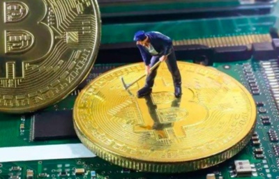 A view of a green energy mining farm